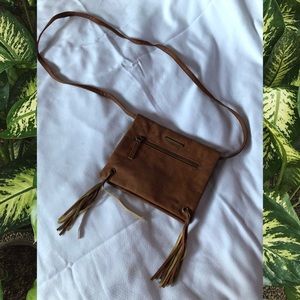 Roxy brown crossbody purse